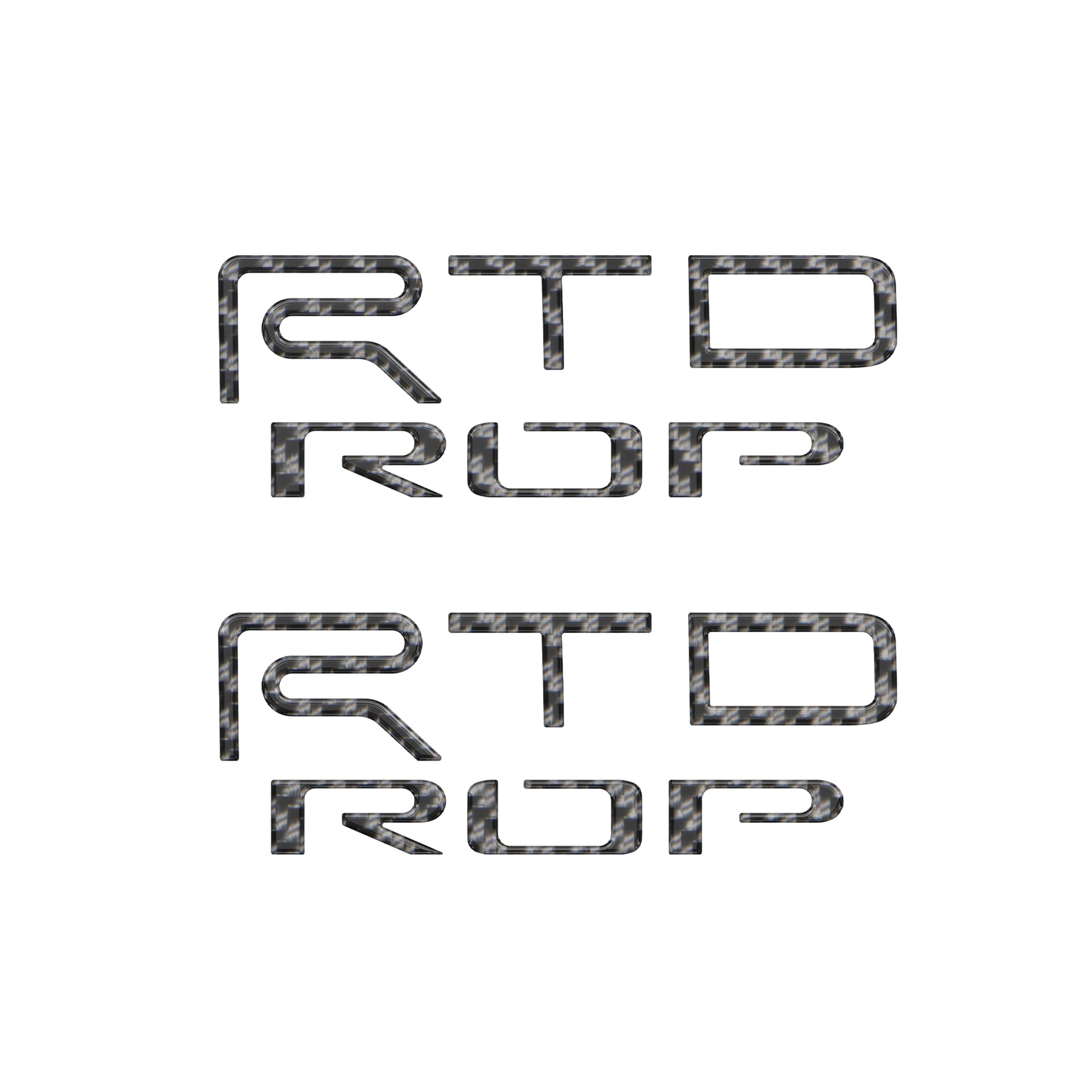 Hood Louver Letter Overlays Fits 2022-2026 Toyota Tundra TRD Pro