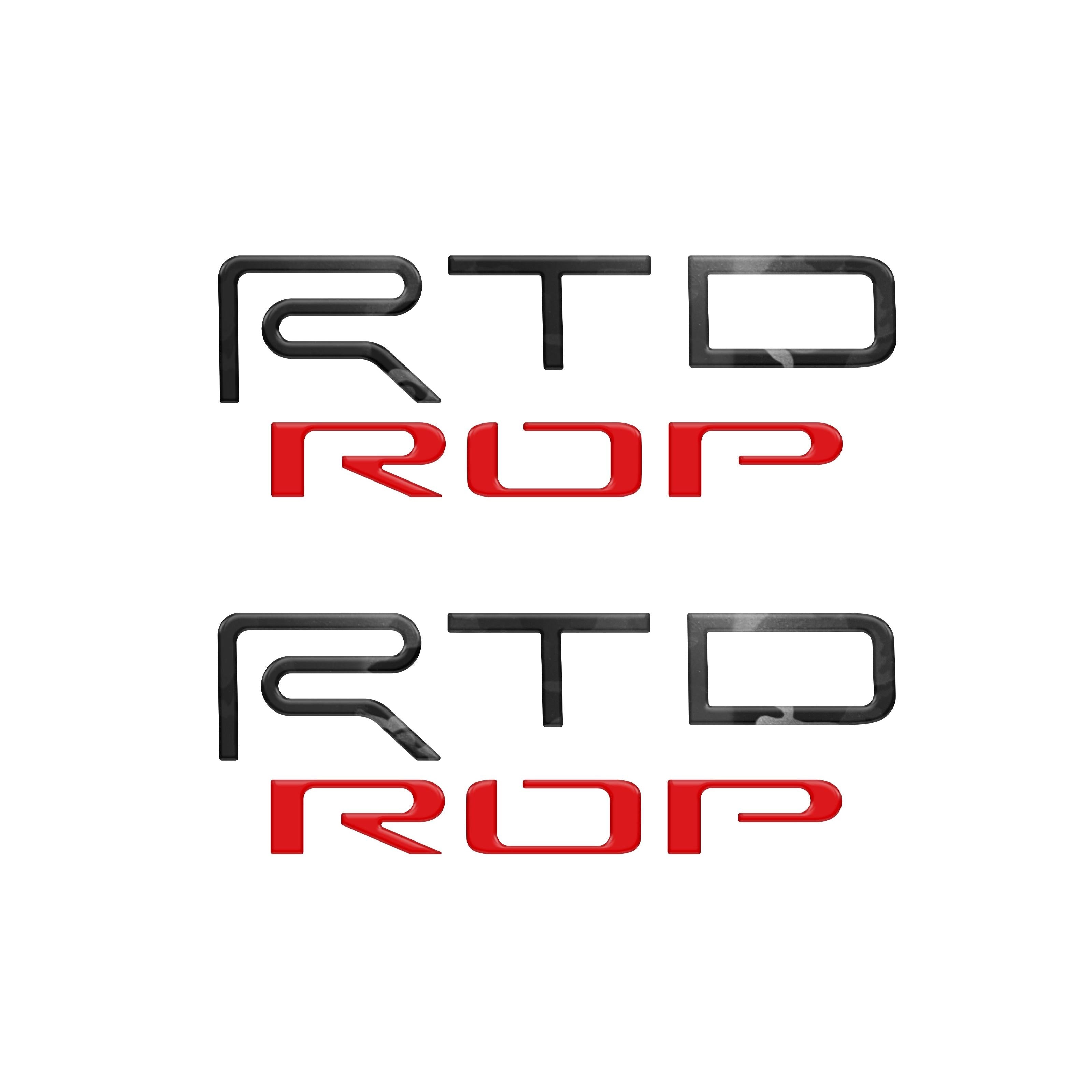 Hood Louver Letter Overlays Fits 2022-2026 Toyota Tundra TRD Pro
