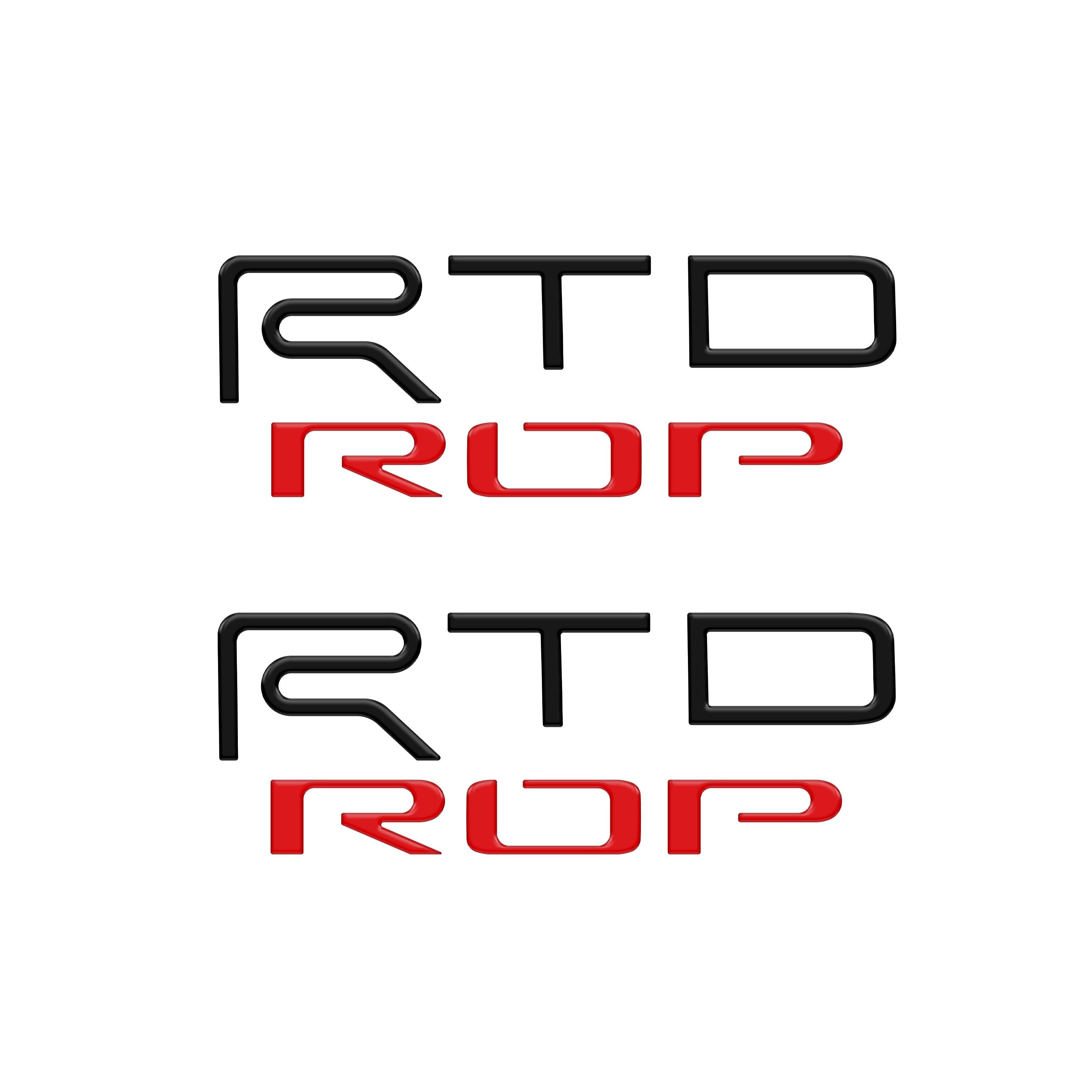 Hood Louver Letter Overlays Fits 2022-2026 Toyota Tundra TRD Pro
