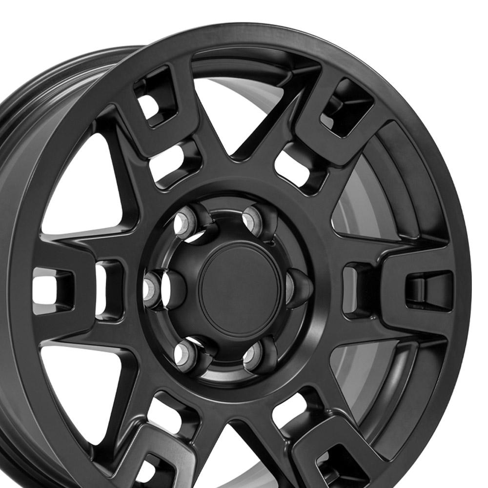 17" Replica TY16B fits Toyota 4Runner 17x7 Satin Black-SR1 Performance