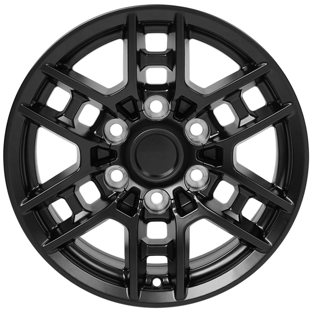 16" Replica TY17 fits Toyota Tacoma TRD 16x7 Satin Black-SR1 Performance