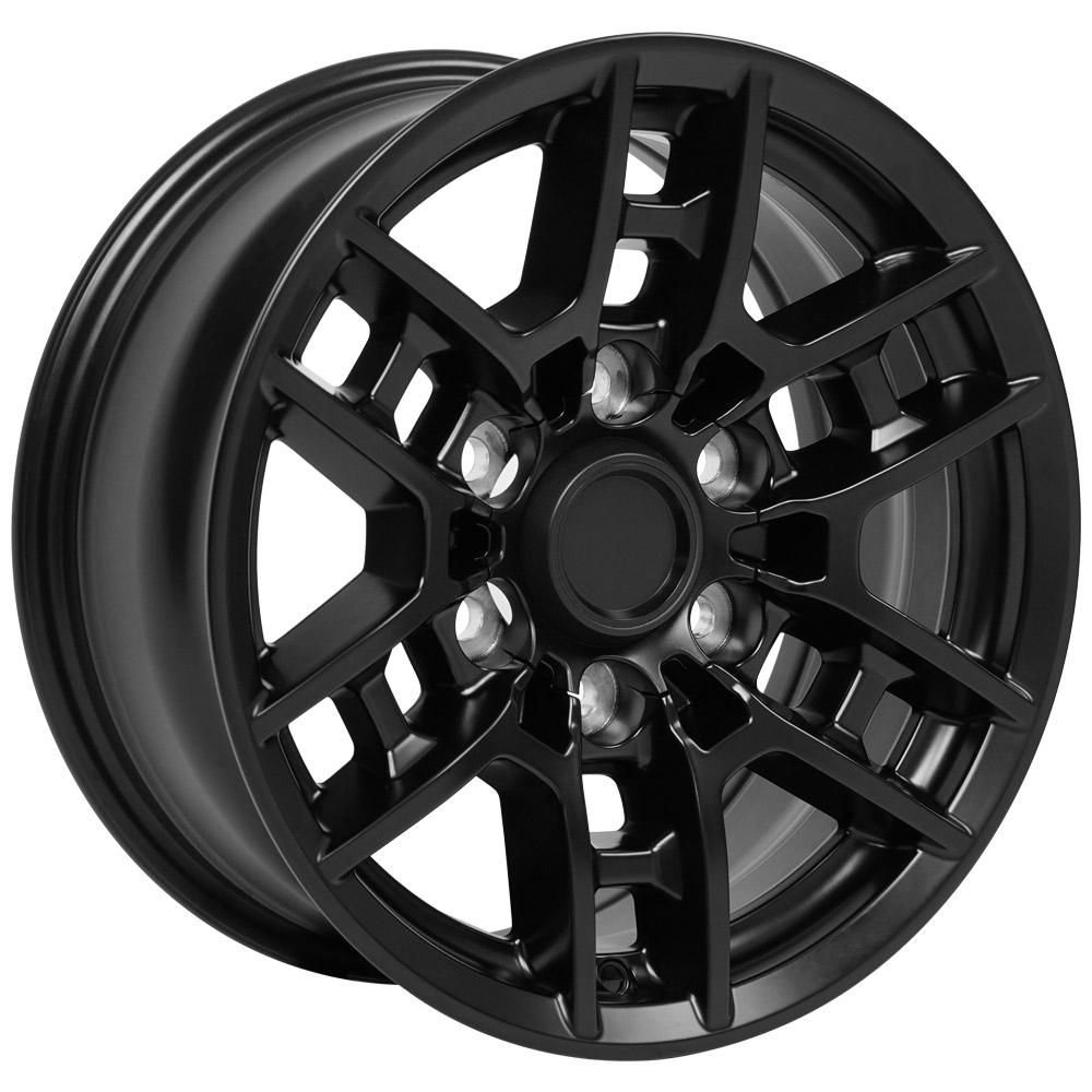 16" Replica TY17 fits Toyota Tacoma TRD 16x7 Satin Black-SR1 Performance