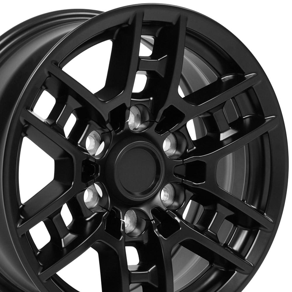 16" Replica TY17 fits Toyota Tacoma TRD 16x7 Satin Black-SR1 Performance