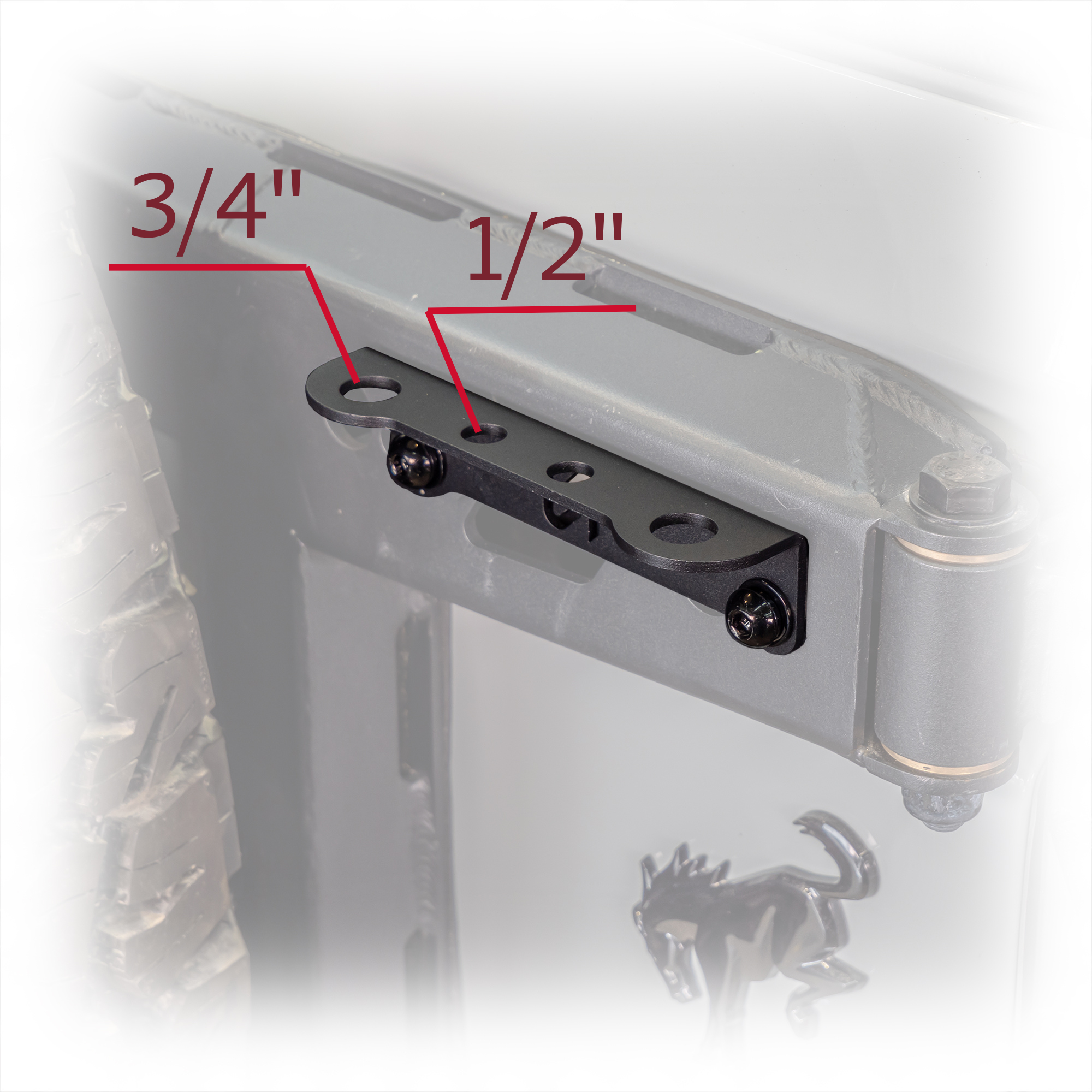 2021+ Ford Bronco Tailgate Hinge Antenna/Whip Mount