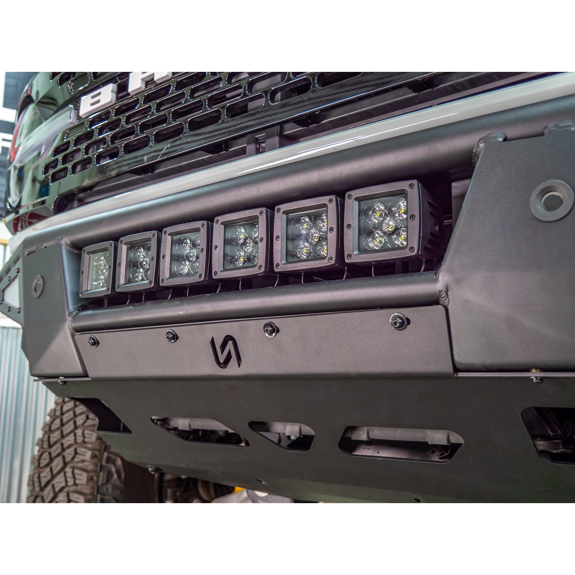 2021+ Ford Bronco Baja Front Bumper & Skid Plate - Turn Offroad