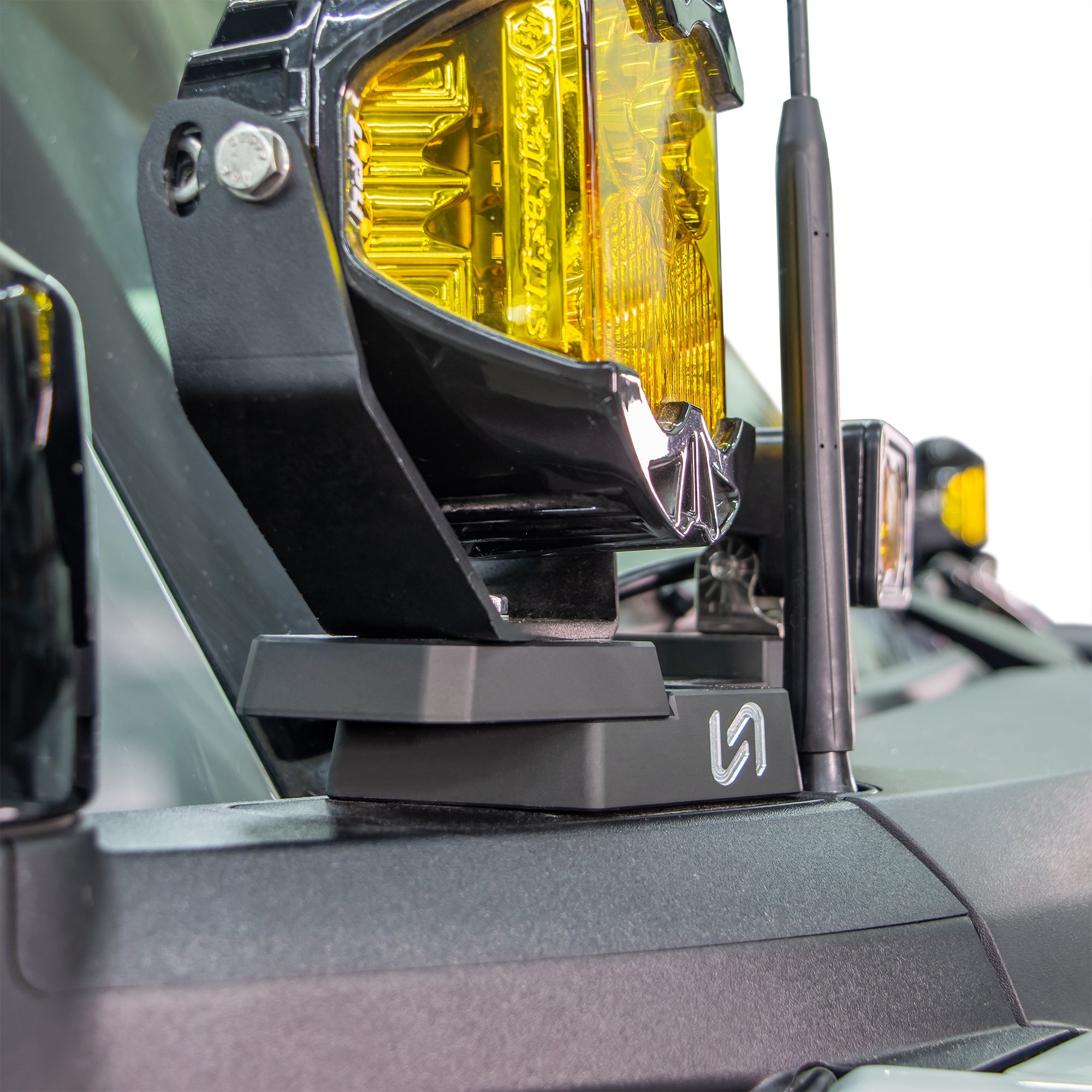 2021+ Ford Bronco Billet Mirror Light Mount - Turn Offroad
