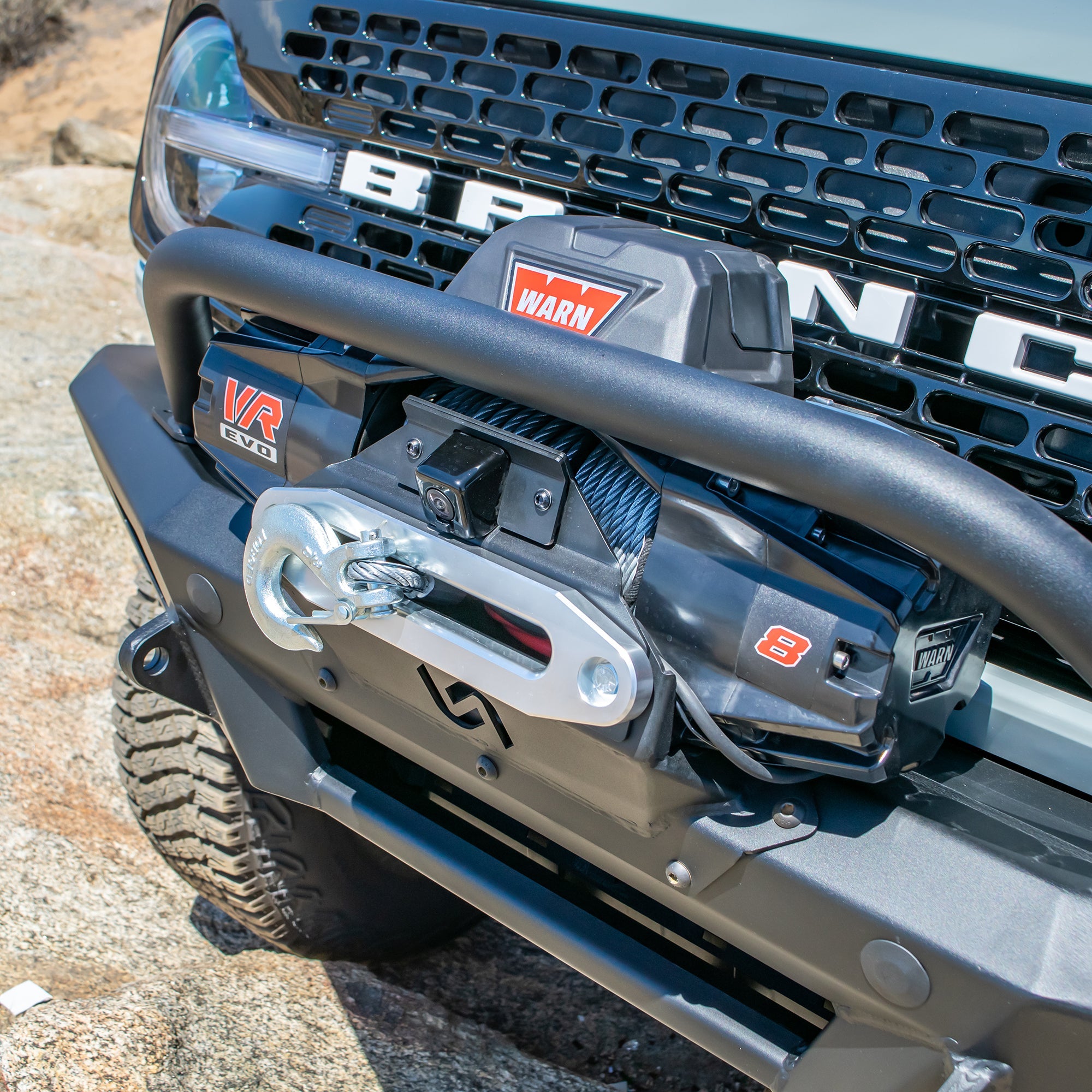 2021+ Ford Bronco Winch Mount - Turn Offroad