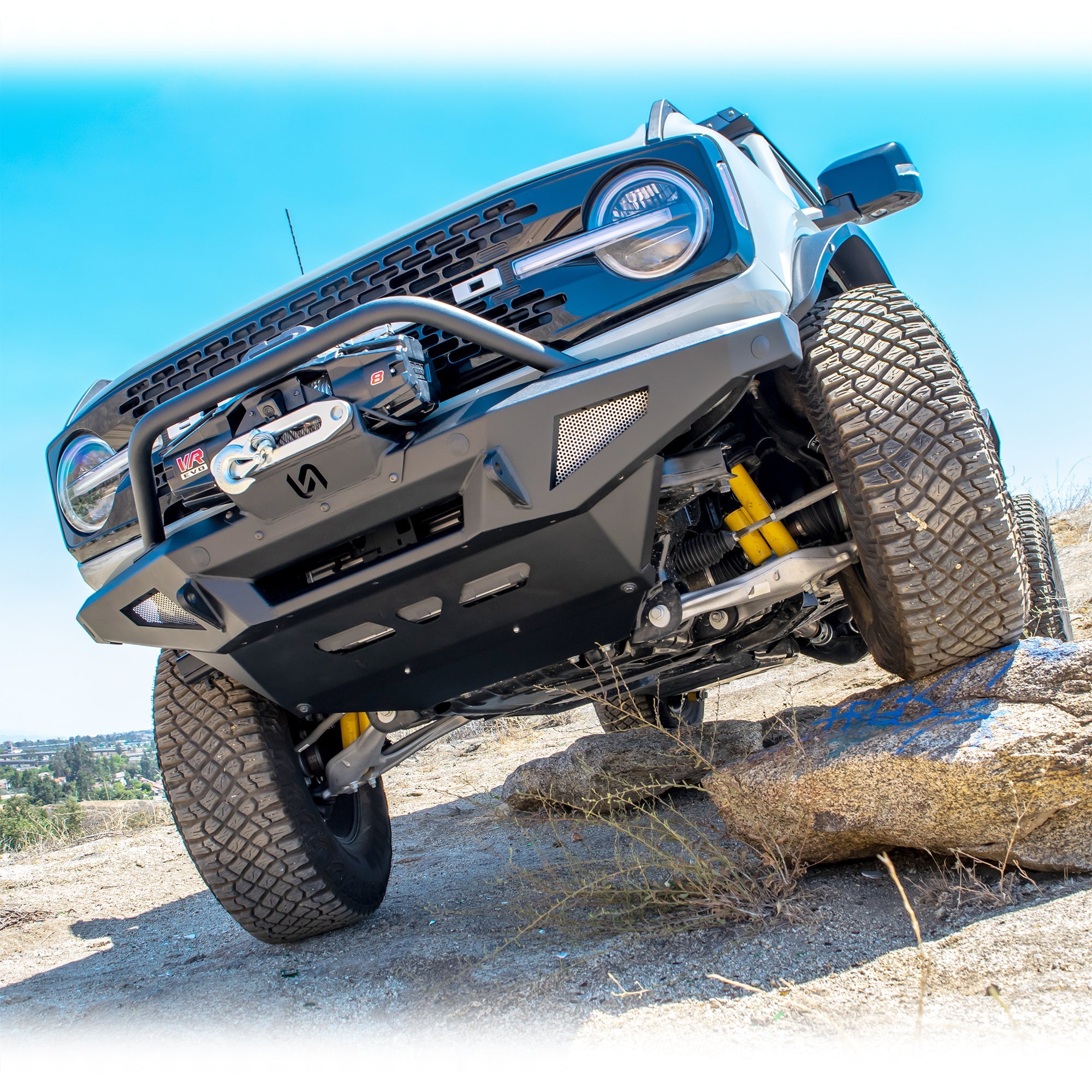 2021+ Ford Bronco Winch Mount - Turn Offroad