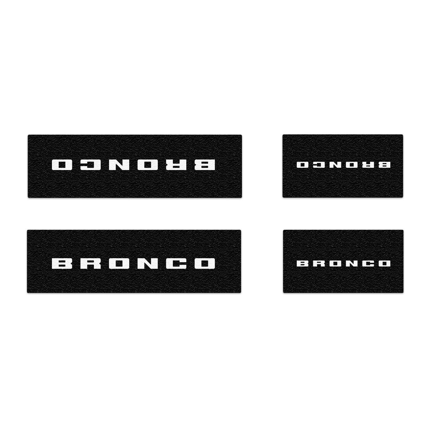 Door Sill Protection Overlays Fits 2021-2026 Ford Bronco