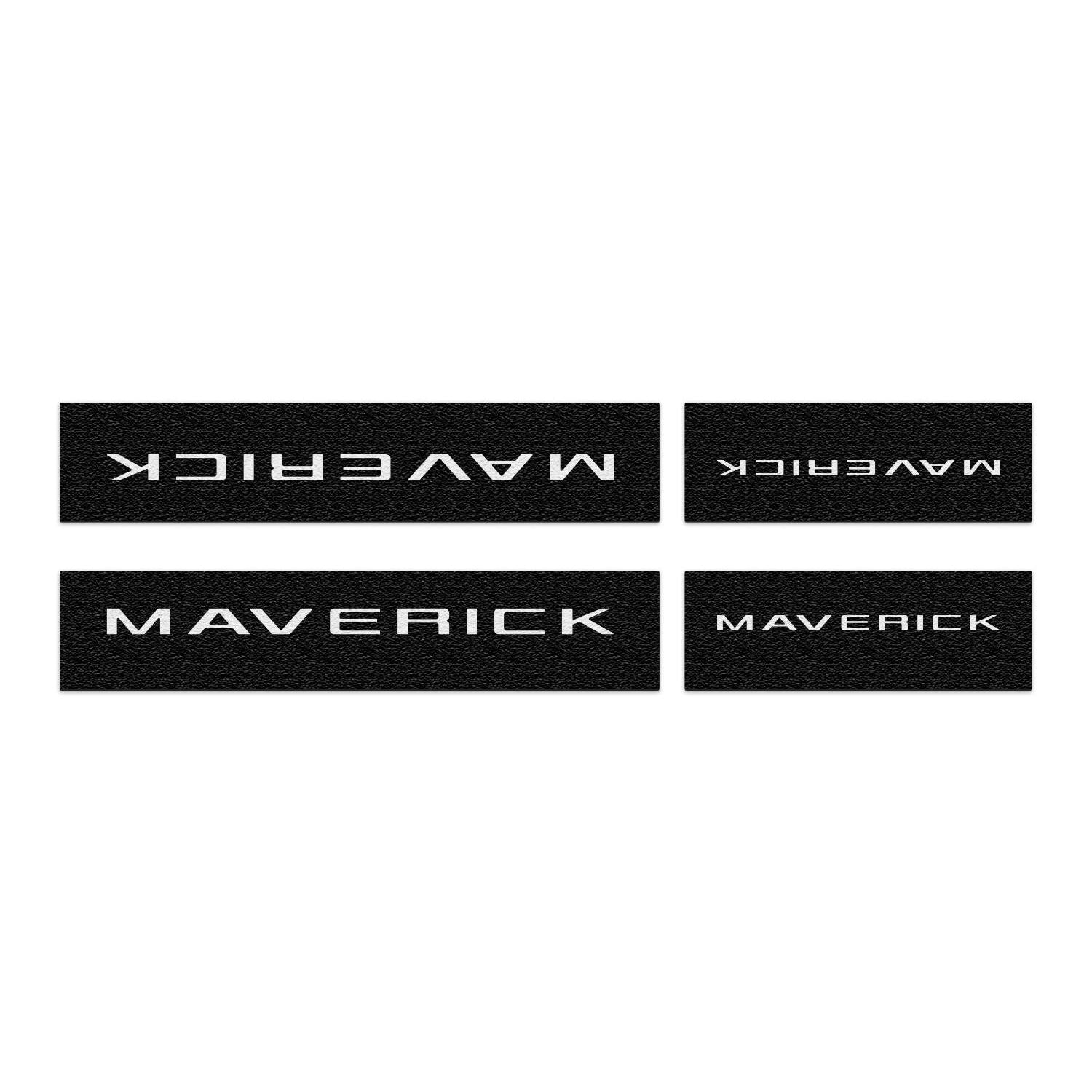 Textured Door Sill Protection Overlays Fits 2022-2026 Ford Maverick