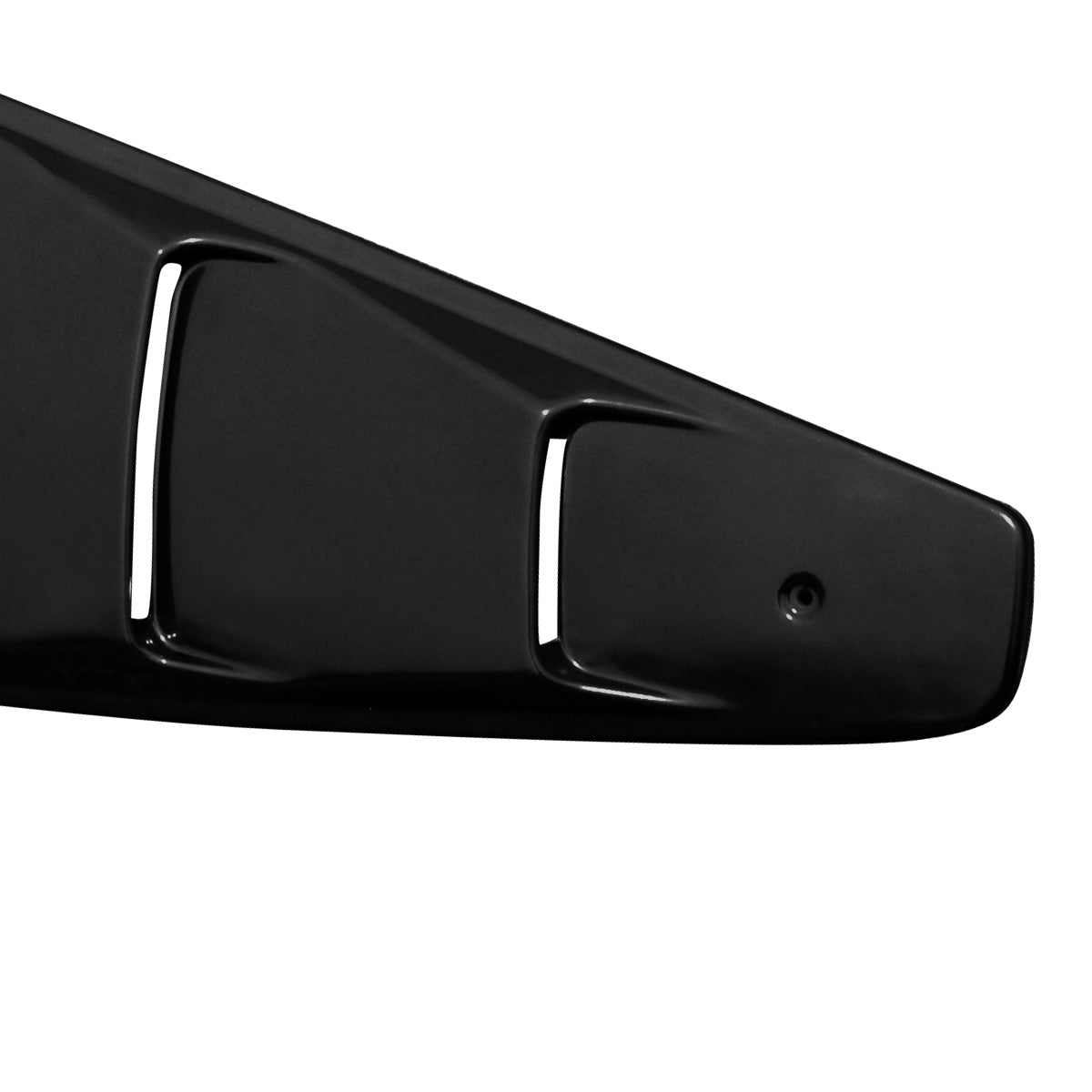 2005-2014 Ford Mustang Matte Black Textured ABS Quarter Window Louvers
