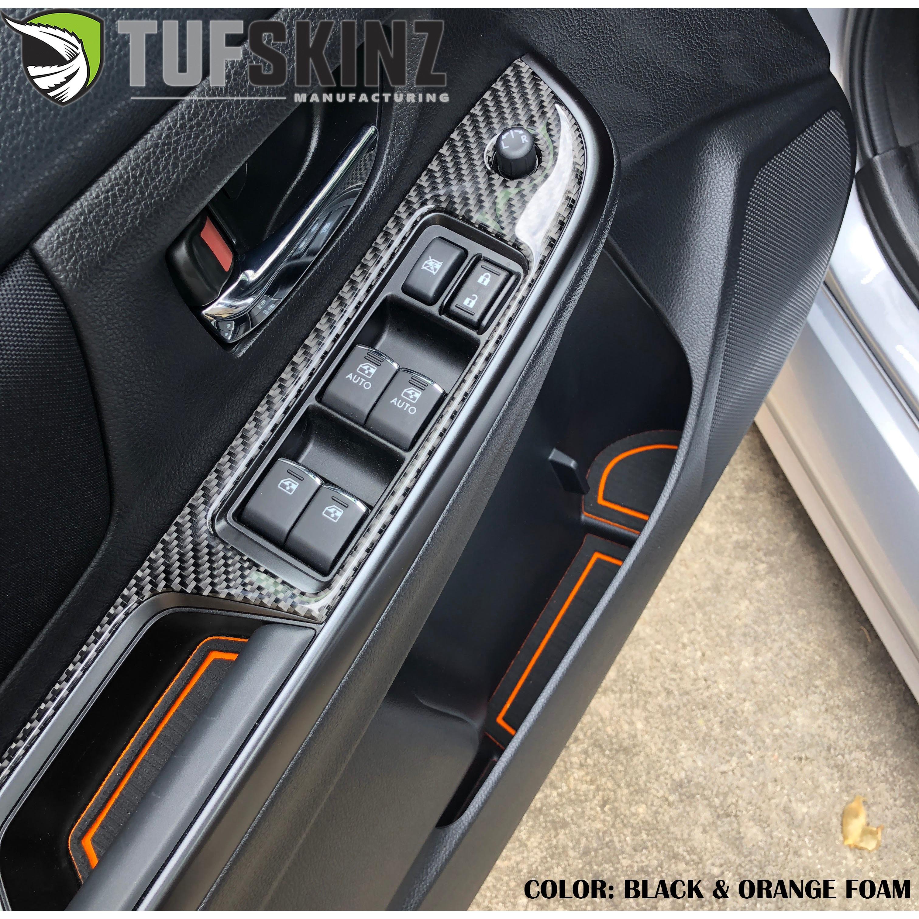 Manual Transmission Interior Foam Inserts Fits 2015-2020 Subaru WRX Black/Orange