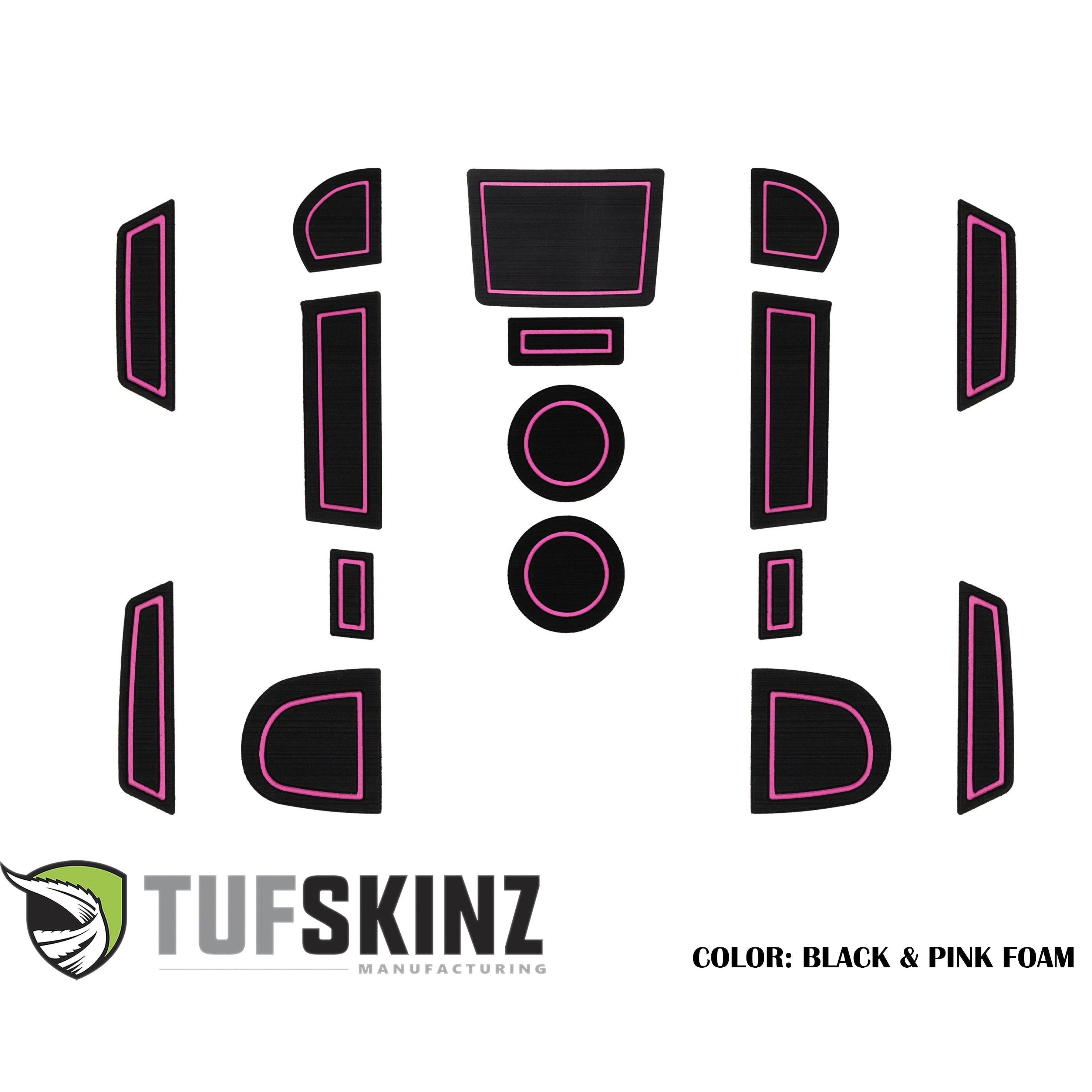 Manual Transmission Interior Foam Inserts Fits 2015-2020 Subaru WRX Black/Pink