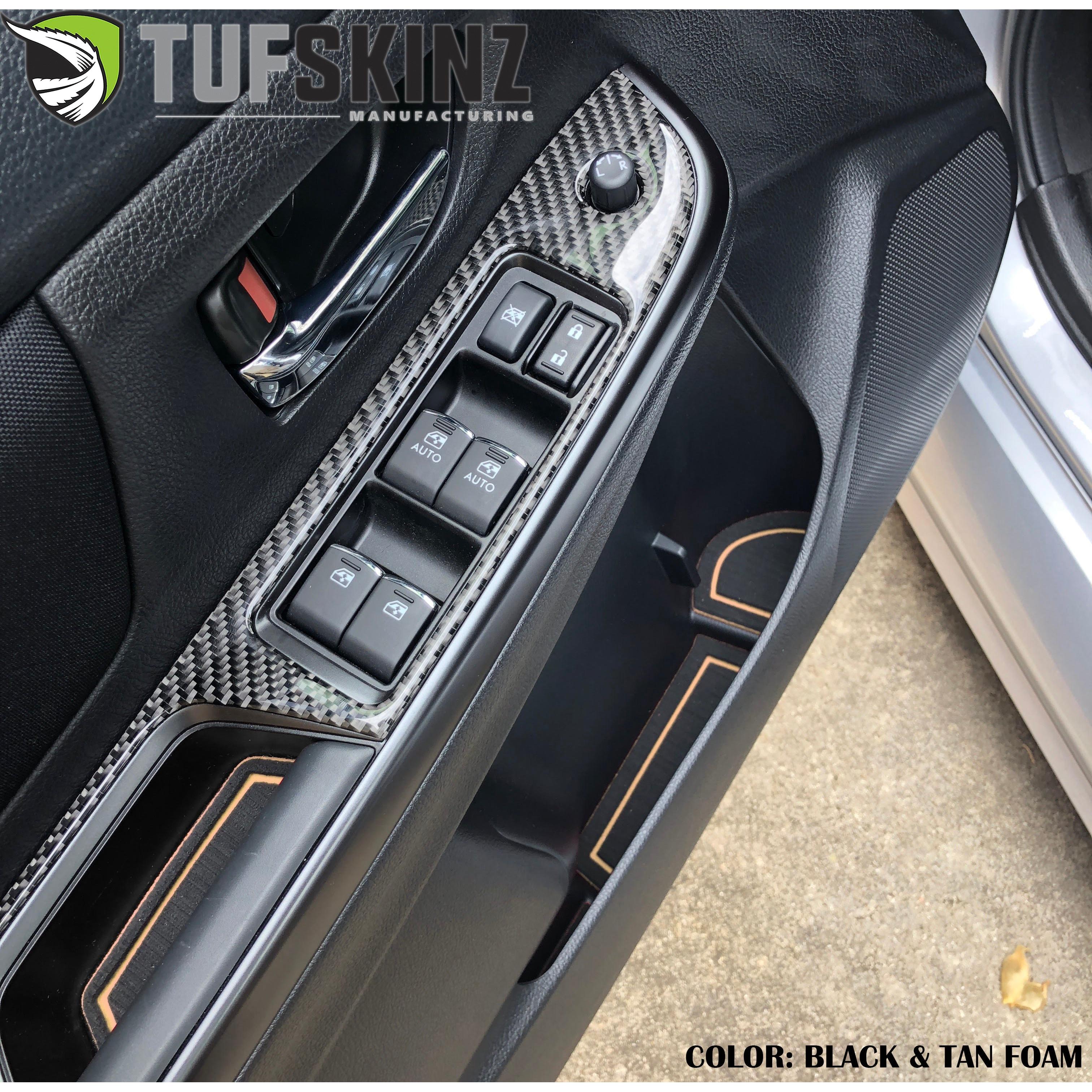 Manual Transmission Interior Foam Inserts Fits 2015-2020 Subaru WRX Black/Tan