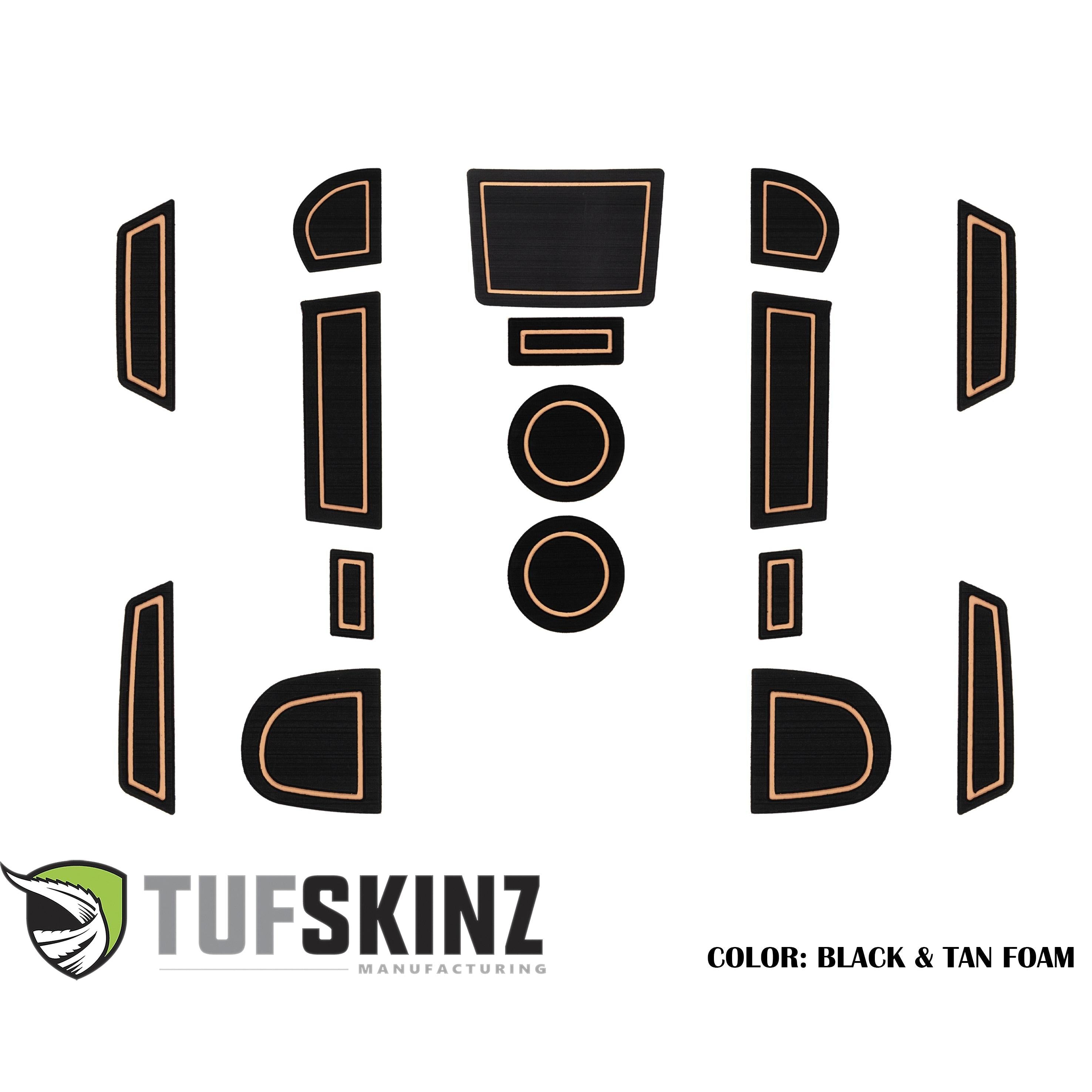 Manual Transmission Interior Foam Inserts Fits 2015-2020 Subaru WRX Black/Tan