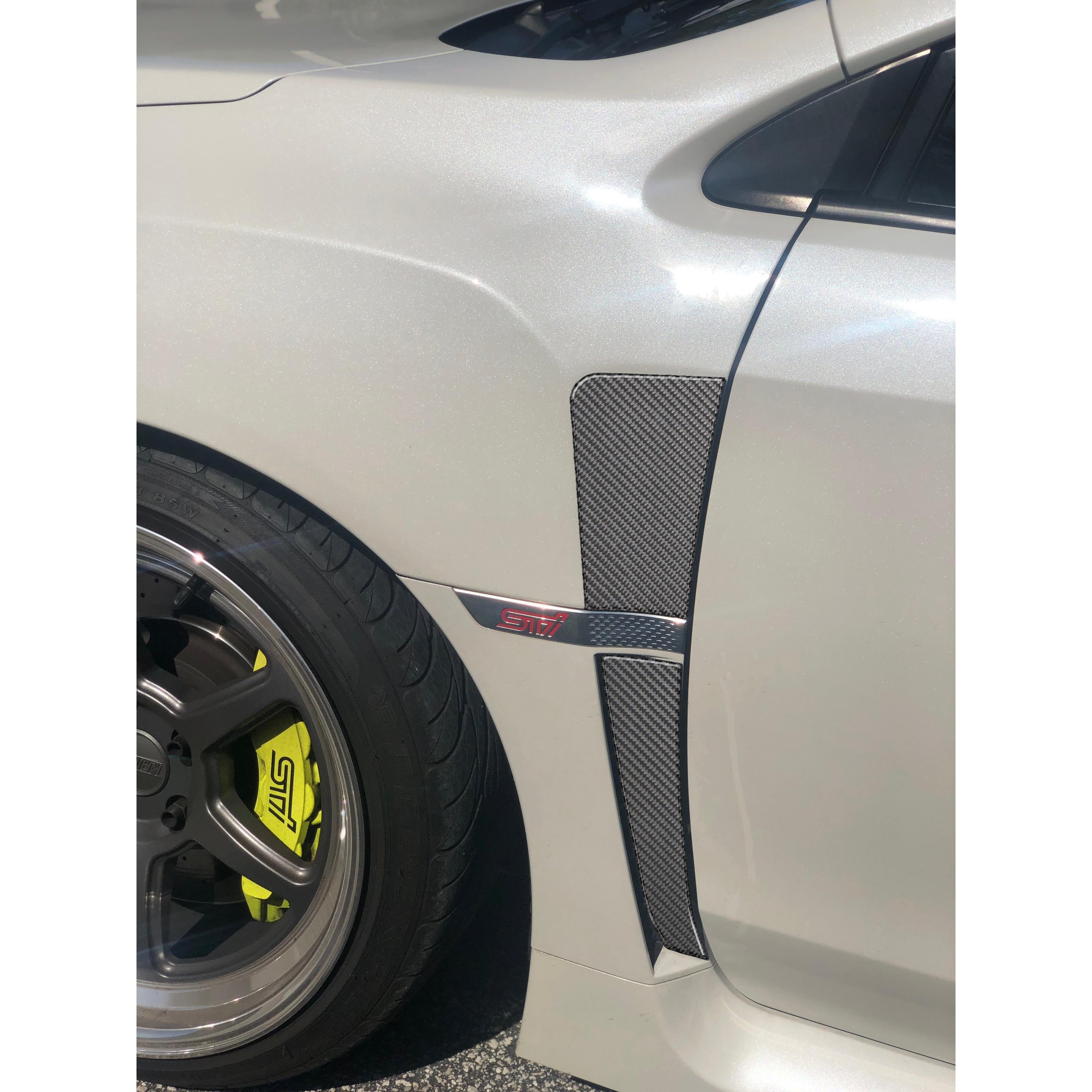 Fender Vent Upper + Lower Accent Trim Fits 2015-2021 Subaru WRX/WRX STI