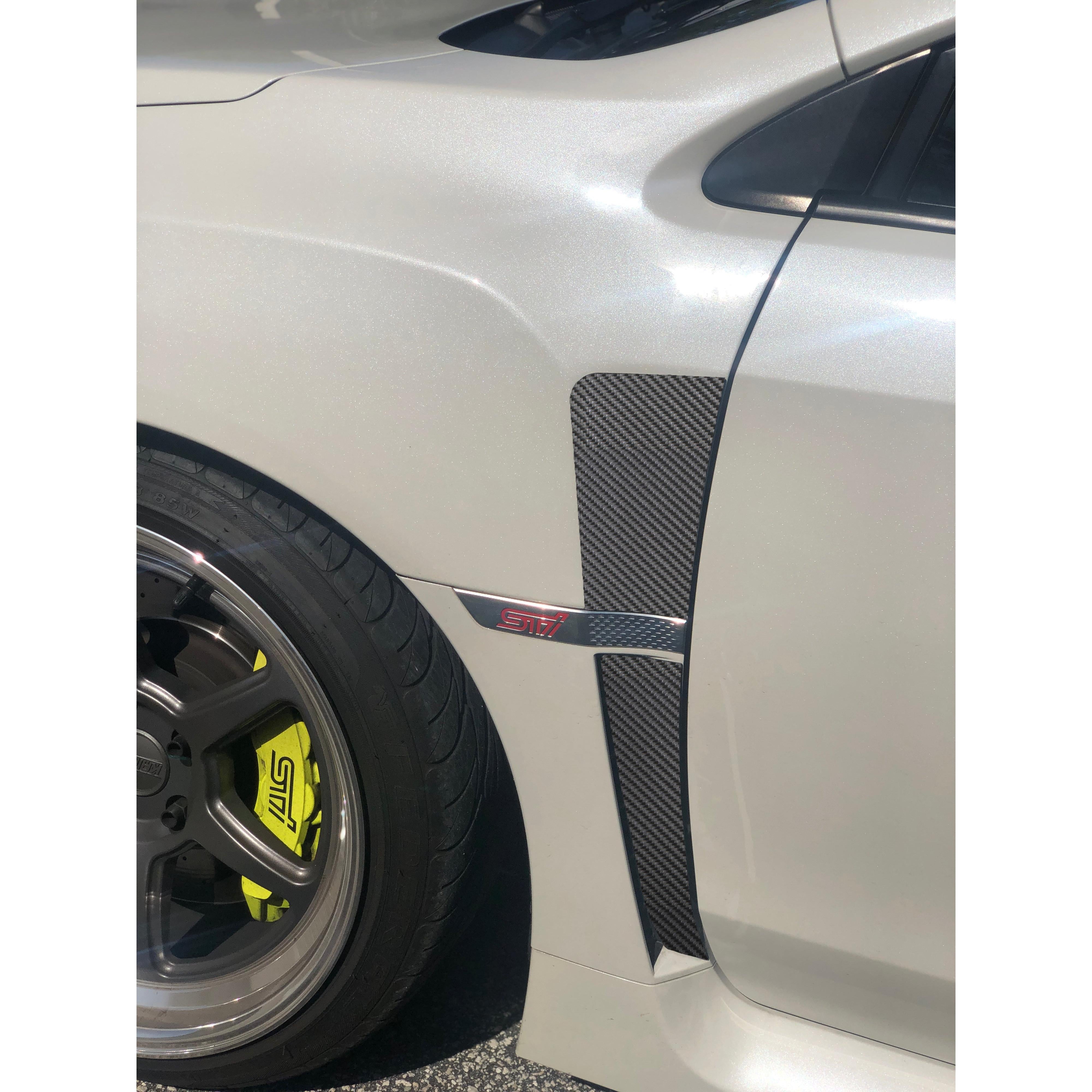 Fender Vent Upper + Lower Accent Trim Fits 2015-2021 Subaru WRX/WRX STI