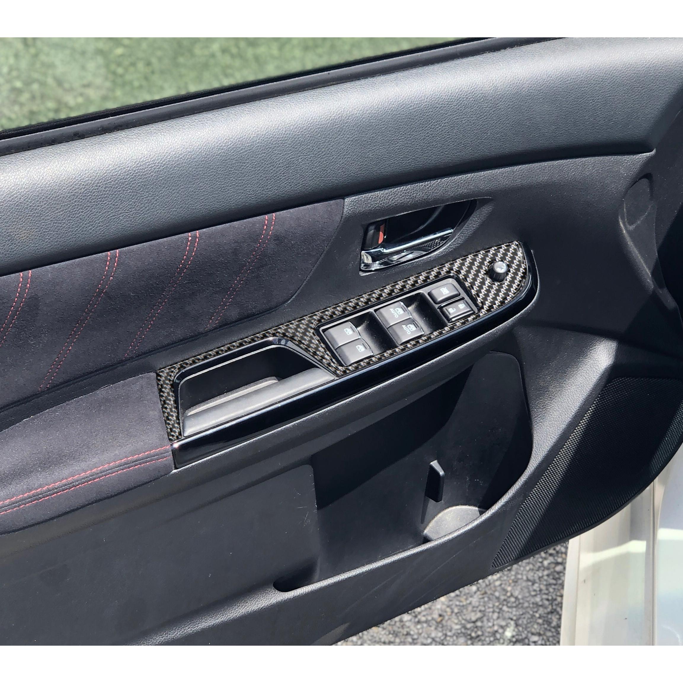 Door Switch Panel Accent Trim Fits 2018-2021 Subaru WRX/WRX STI