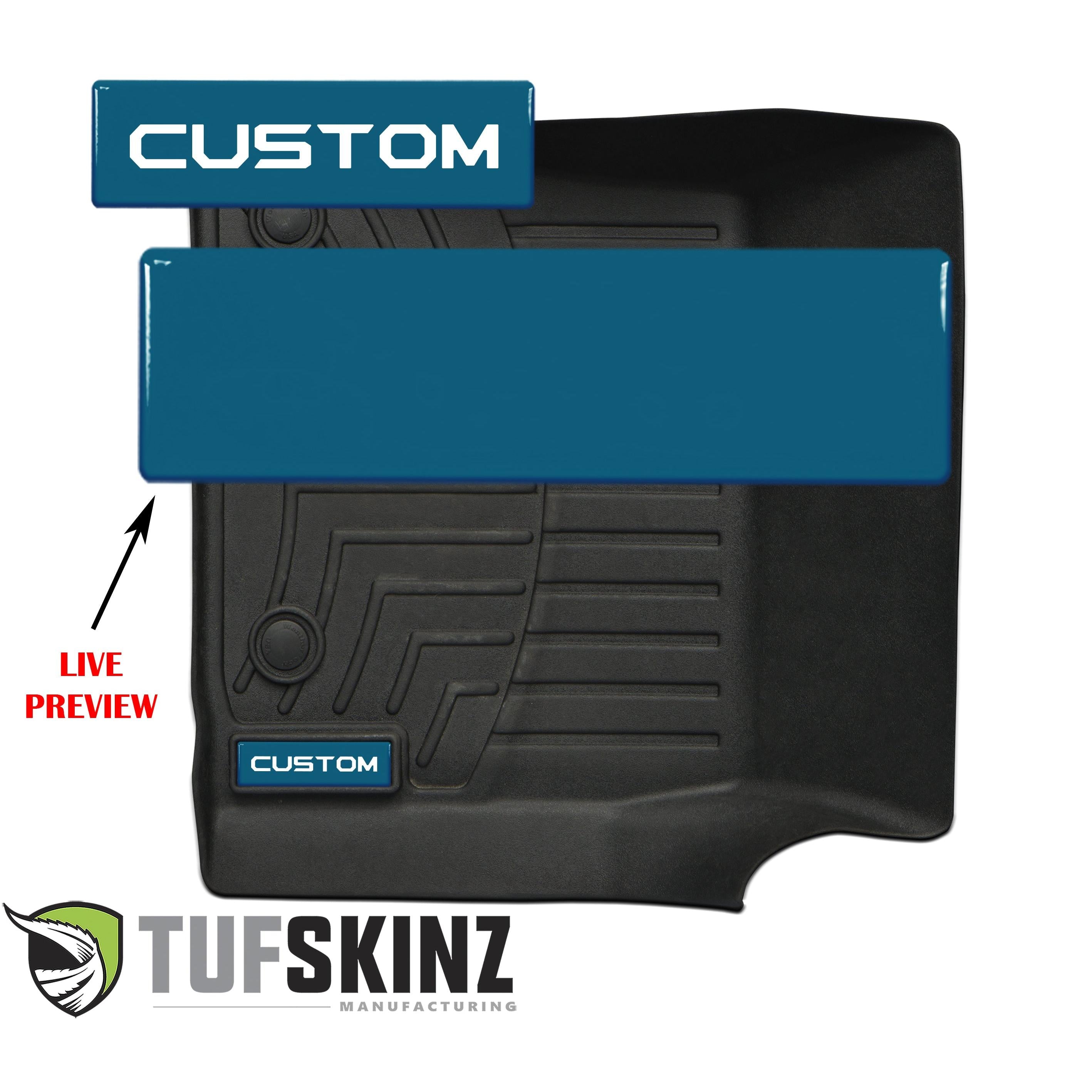 (2)Badge/Emblem Inserts Fits - WeatherTech Floor Mats *OE Color - Cavalry Blue