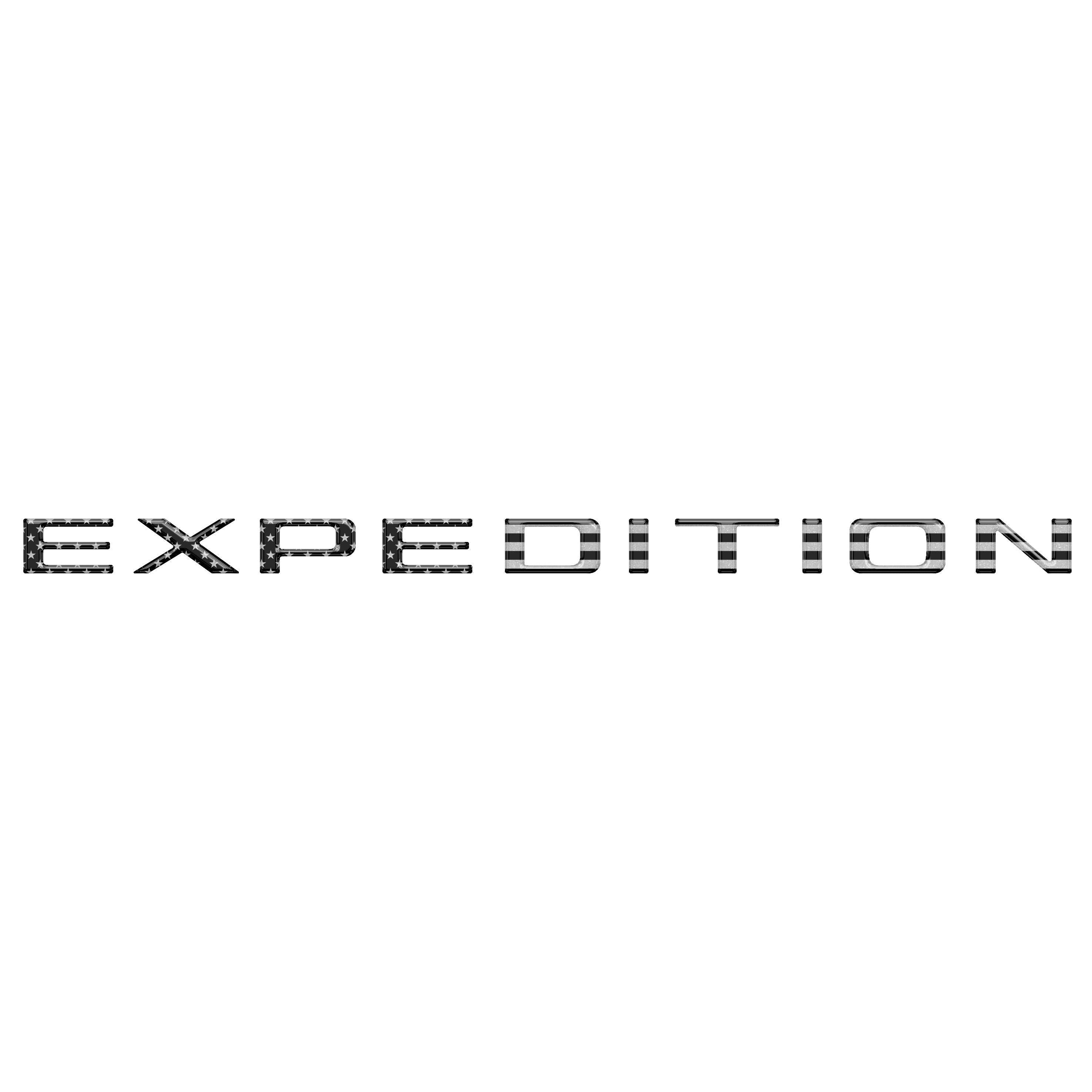 Liftgate or Hood Letter Overlays Fits 2022-2026 Ford Expedition