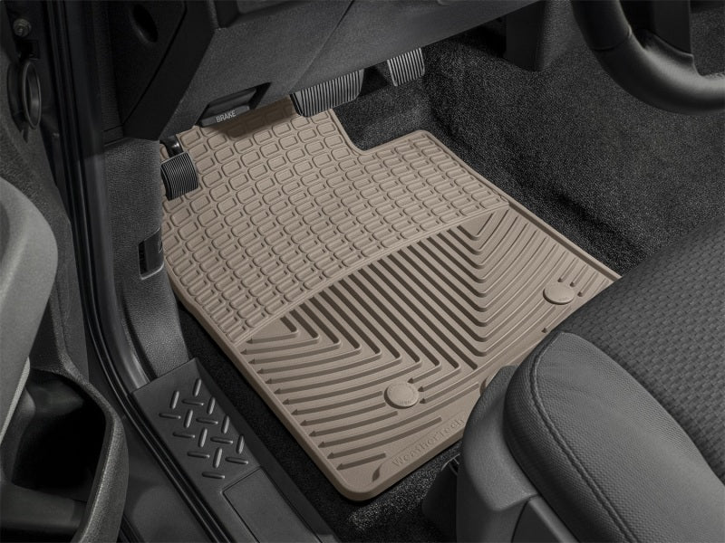 WeatherTech Weatherproof All-Weather Floor Mats for Front and Rear - Tan, Part Number WTLT040185