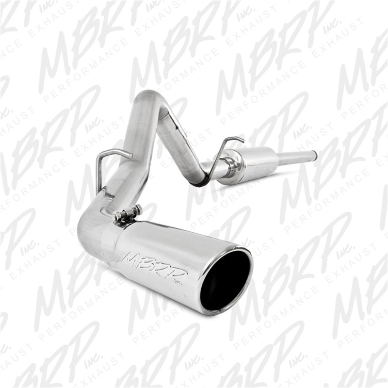 MBRP 14 Chevy/GMC 1500 Silverado/Sierra 4.3L V6/5.3L V8 Single Side Exit T409 3in Cat Back Exhaust-SR1 Performance