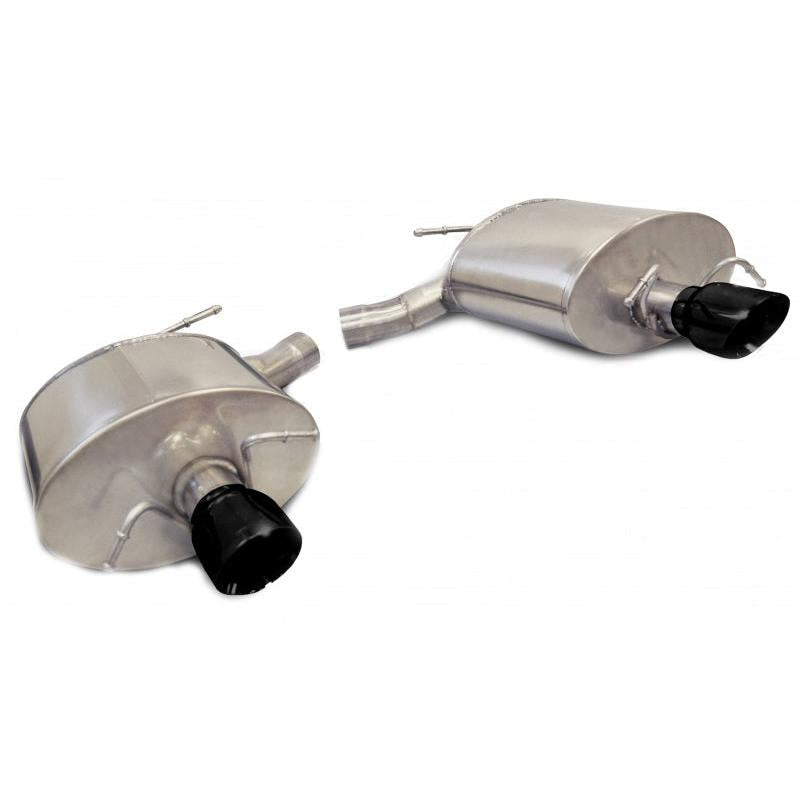 Corsa 2011-2014 Cadillac CTS Wagon V 6.2L V8 Black Sport Axle-Back Exhaust-SR1 Performance