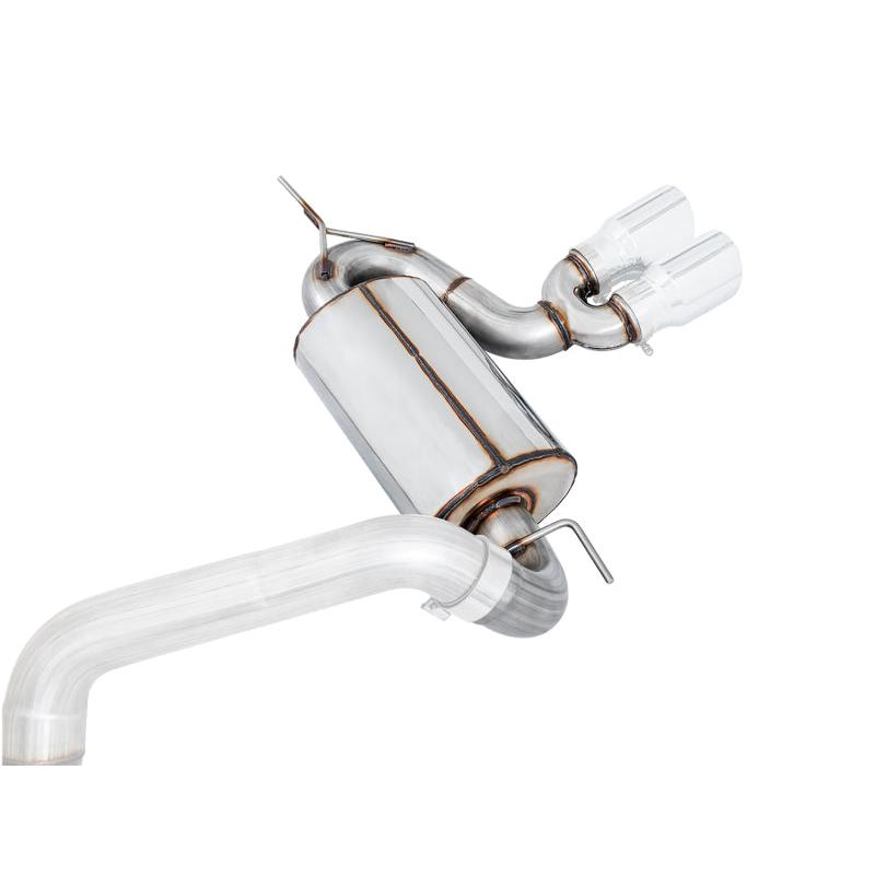 AWE Tuning Ford Focus ST Touring Edition Cat-back Exhaust - Resonated - Chrome Silver Tips-SR1 Performance