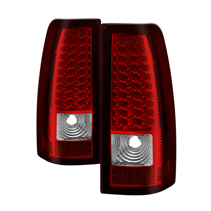 Xtune Chevy Silverado 1500/2500/3500 99-02 LED Tail Lights Red Clear ALT-ON-CS99-LED-RC-SR1 Performance