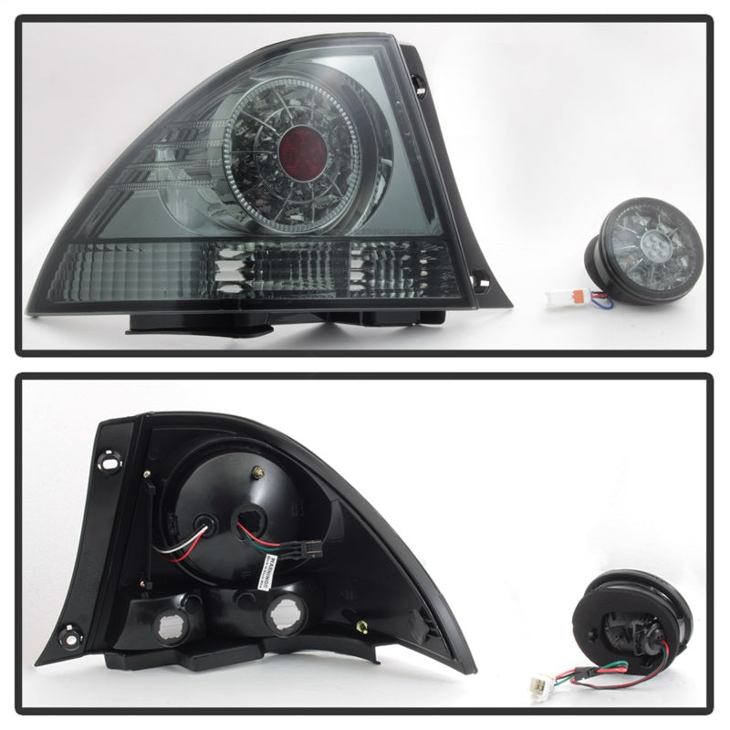 Spyder 01-03 Lexus IS300 LED Tail Lights w/Inner Trunk Lights - Smoke (ALT-YD-LIS300-LED-SET-SM)-SR1 Performance
