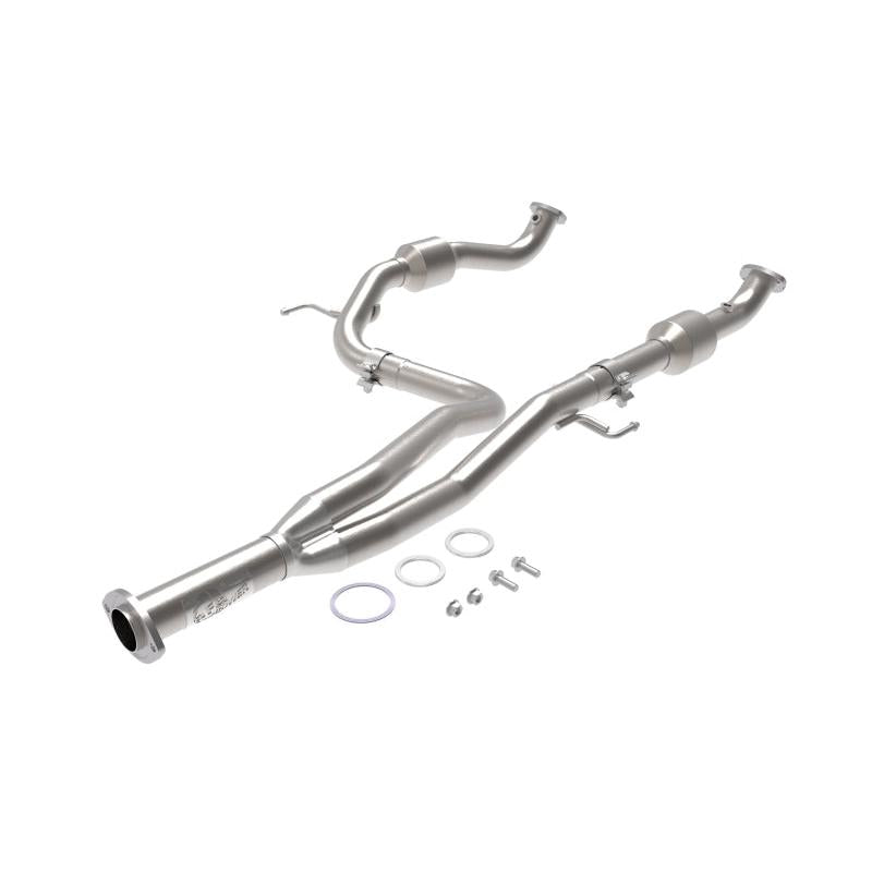 aFe Toyota Tacoma 16-17 V6-3.5L Twisted Steel Y-Pipe w/ Cat-SR1 Performance