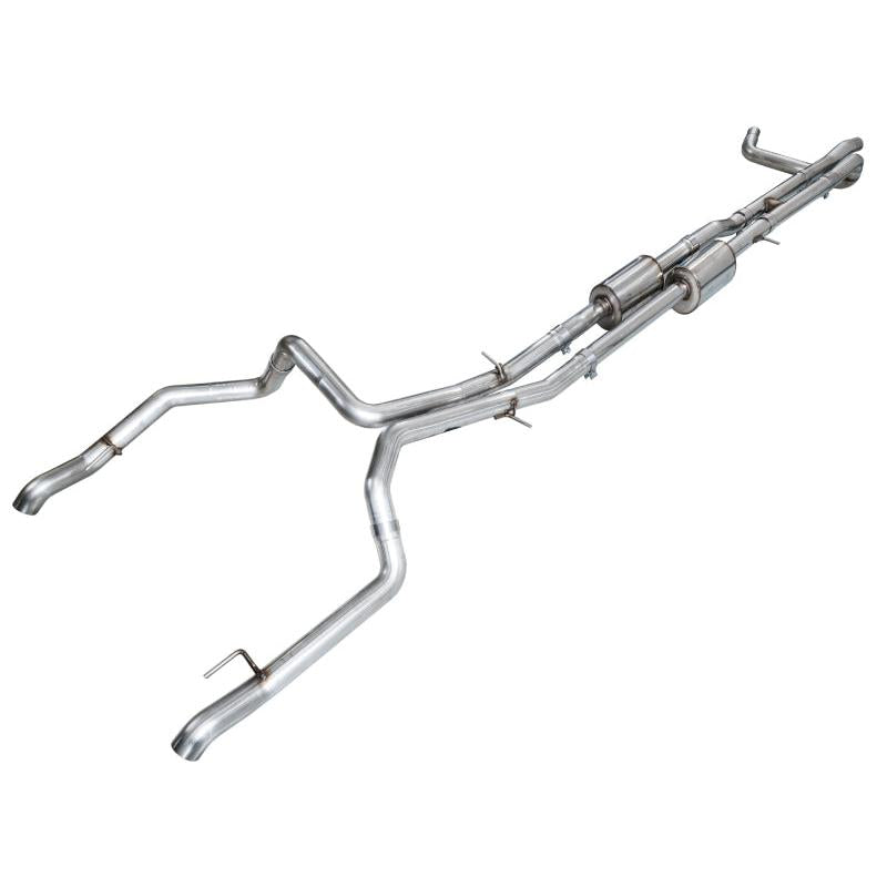 AWE 4th Gen GM 1500 6.2L Catback Split Rear Exit (w/ Bumper Cutouts) - OE Tips-SR1 Performance