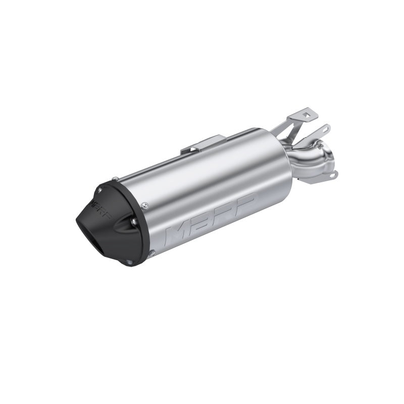 MBRP 2015 Polaris Hawkeye 325/Sportsman ETX 5in Single Slip-On Performance Series Exhaust-SR1 Performance