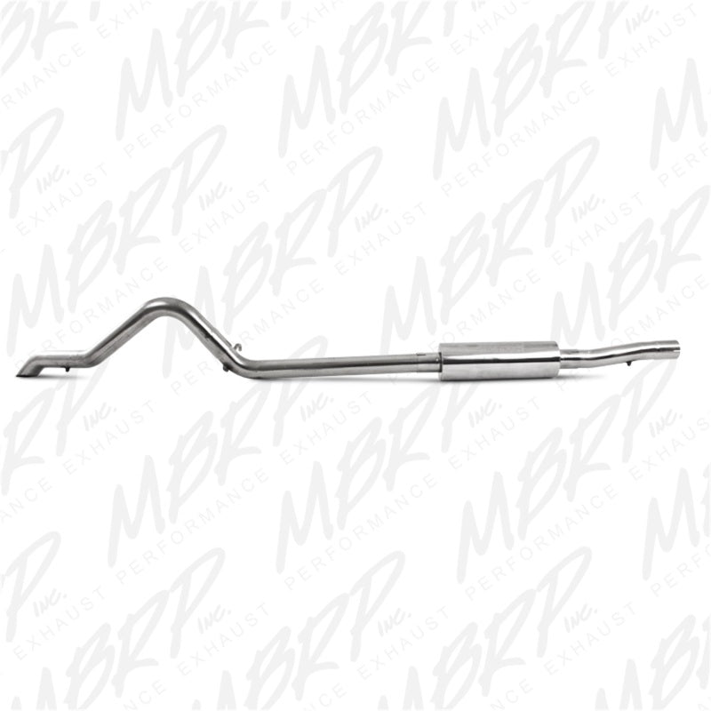 MBRP 2007-2009 Jeep Wrangler (JK) 3.8L V6 4 dr Off-Road Tail Pipe Muffler before Axle-SR1 Performance