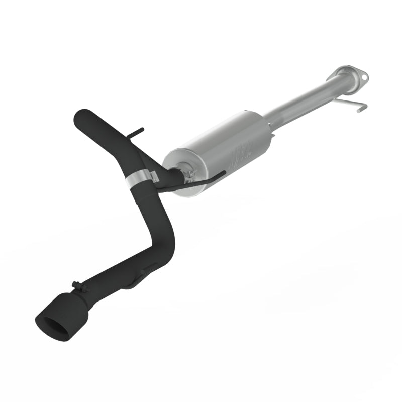 MBRP 10-18 Toyota 4 Runner BLK 4in O.D Tip Single Rear Exit 2.5in Cat Back Exhaust-SR1 Performance