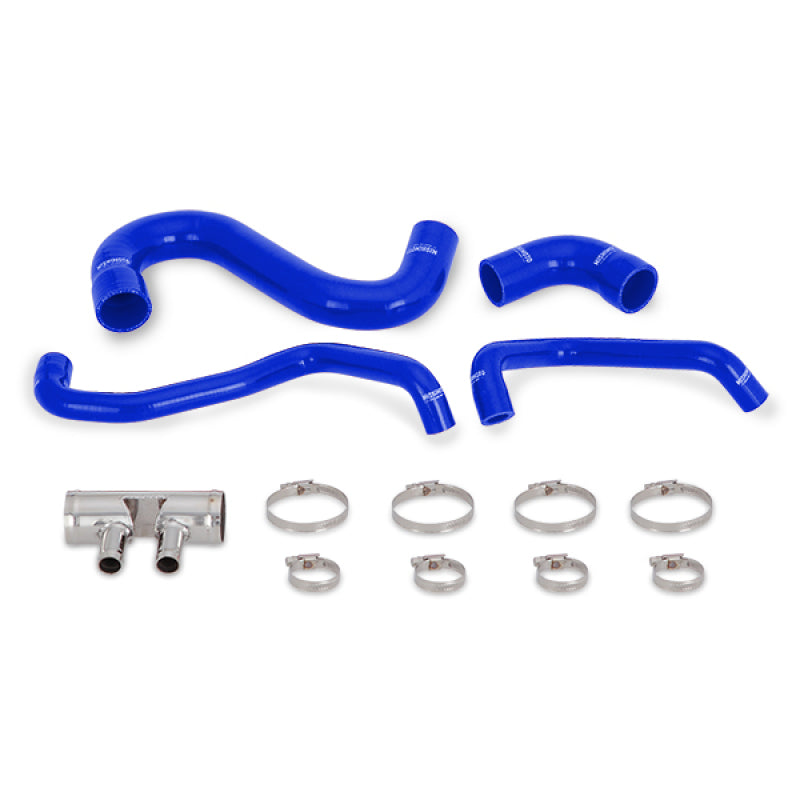 Mishimoto 2015+ Ford Mustang GT Silicone Lower Radiator Hose - Blue-SR1 Performance