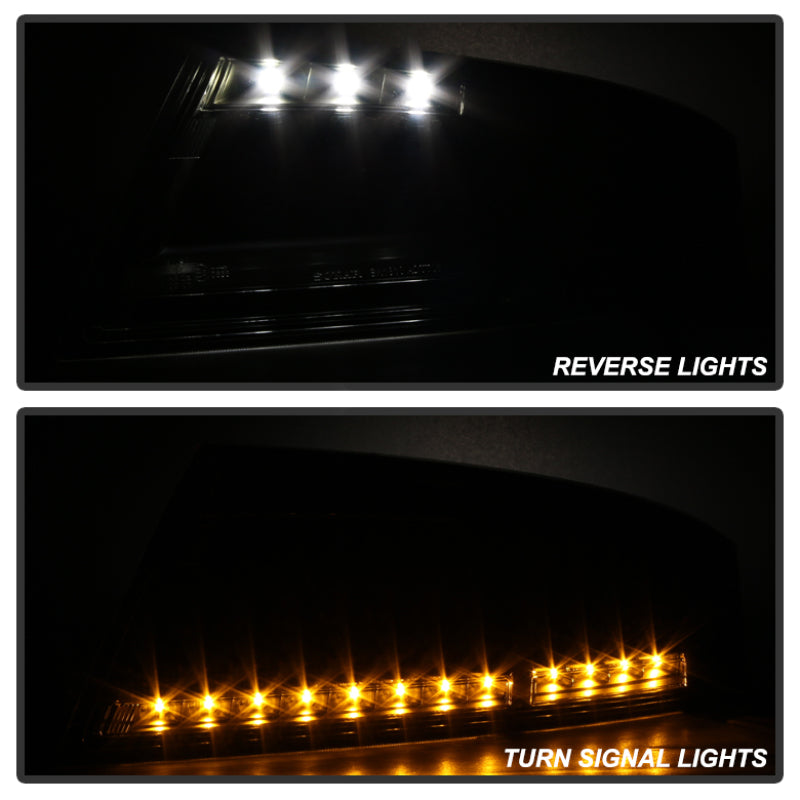 Spyder Audi TT 07-12 LED Tail Lights Black ALT-YD-ATT07-LED-BK-SR1 Performance