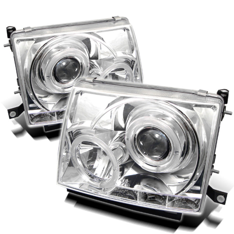 Spyder Toyota Tacoma 97-00 Projector Headlights LED Halo LED Chrome High H1 Low H1 PRO-YD-TT97-HL-C-SR1 Performance
