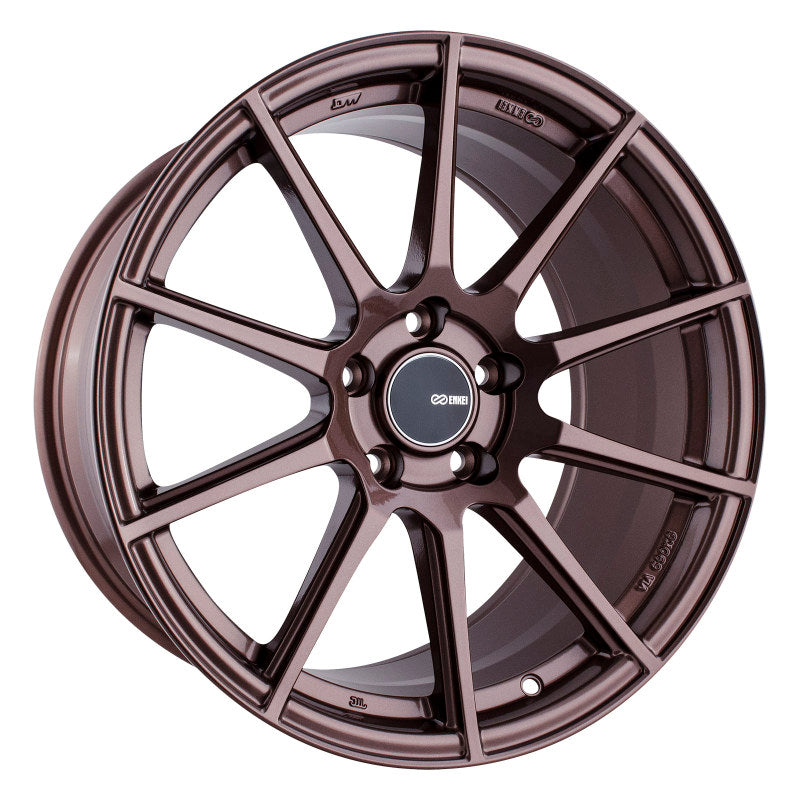 Enkei TS10 18x9.5 35mm Offset 5x114.3 Bolt Pattern 72.6mm Bore Dia Copper Wheel-SR1 Performance