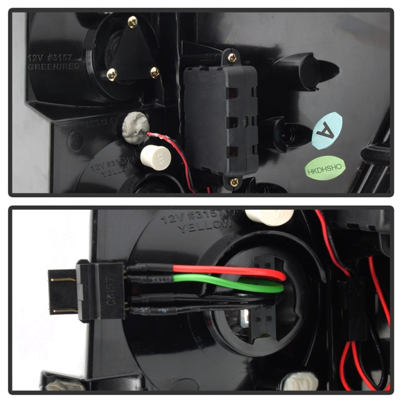 Spyder Jeep Grand Cherokee 07-10 LED Tail Lights Black ALT-YD-JGC07-LED-BK-SR1 Performance