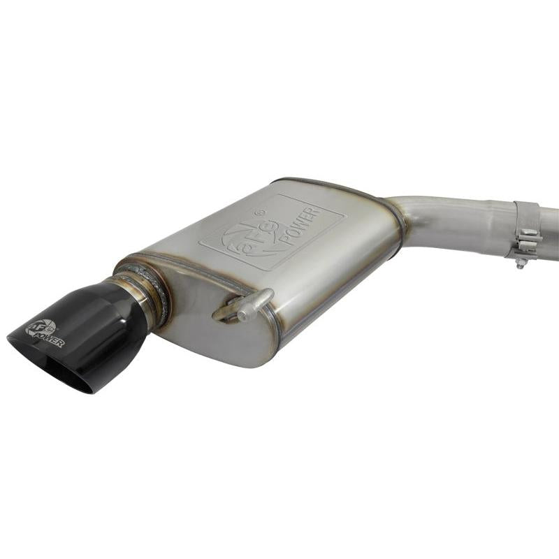 aFe MACHForce XP 3in 304 SS Loud Tone Cat-Back w/ Black Tips 15-17 Ford Mustang V6-3.7L/V8-5.0L-SR1 Performance