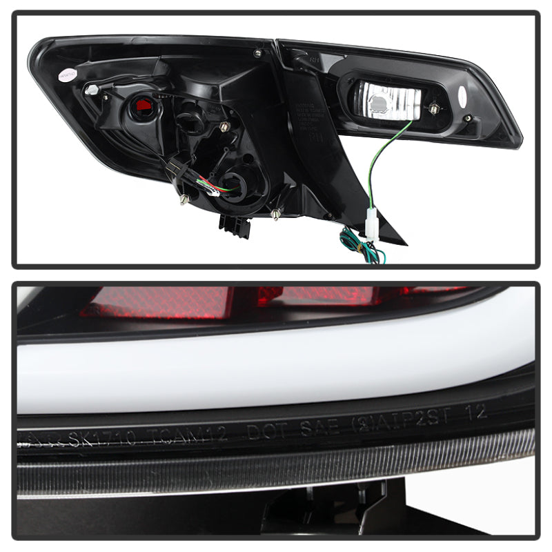 Spyder Toyota Camry 12-14 Light Bar LED Tail Lights Black ALT-YD-TC12-LBLED-BK-SR1 Performance