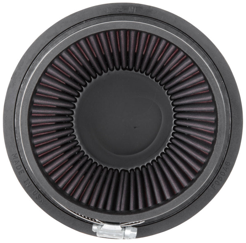 K&N Filter Universal Rubber Filter 5in Flange 6.5in Base 4.5in Top 5.5in Height-SR1 Performance