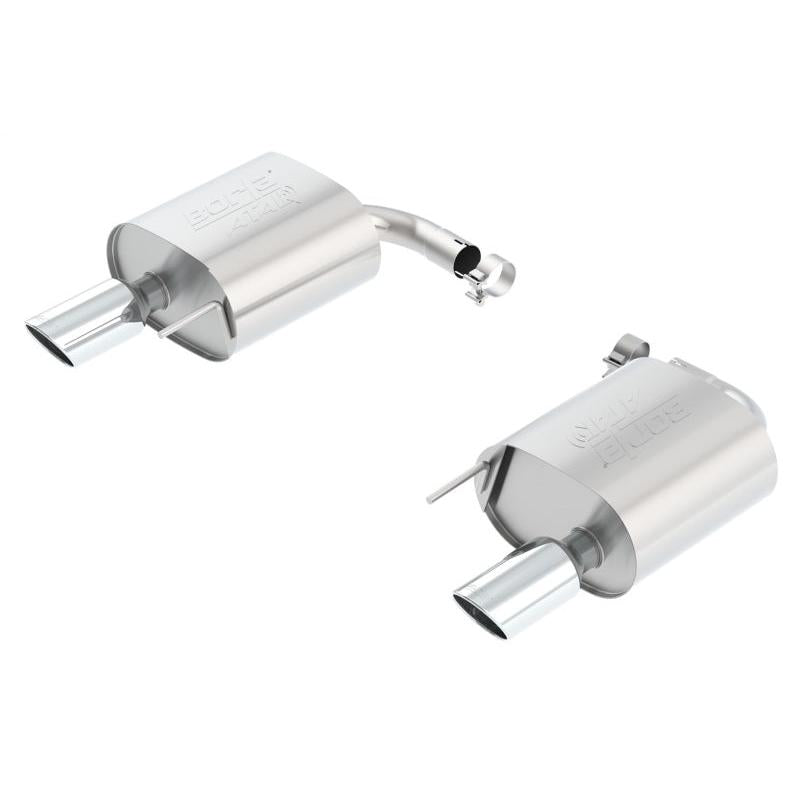 Borla Atak Rear Section 15-17 Ford Mustang 2.3L EcoBoost MT/AT 2.25in pipe 4in tip-SR1 Performance