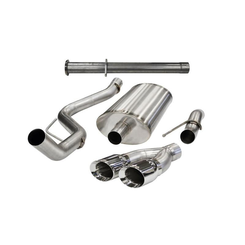 Corsa 2011-2014 Ford F-150 Raptor 6.2L V8 133in Wheelbase Polished Xtreme Cat-Back Exhaust-SR1 Performance