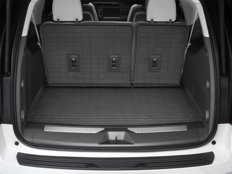 WeatherTech SeatBack Cargo Liner HP for 2021-2022 Cadillac Escalade ESV, GMC Yukon XL & Chevy Suburban - Black