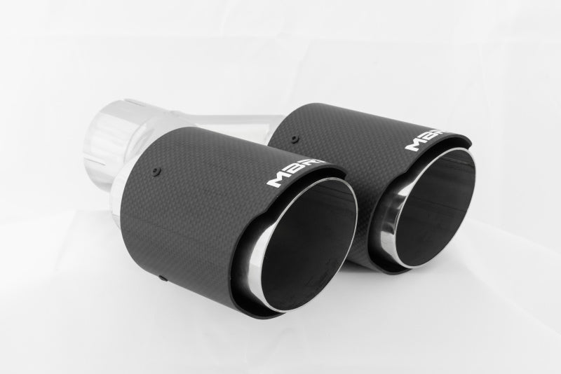 MBRP Universal Carbon Fiber Dual Tip 3.5in OD/2.5in Inlet-SR1 Performance