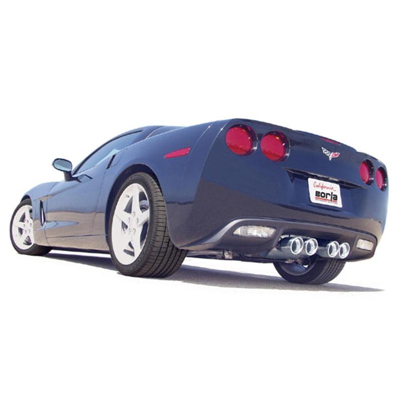 Borla 05-08 Chevrolet Corvette Coupe/Convertible 2dr 6.2L 8cyl AT/MT 6spd ATAK SS Catback Exhaust-SR1 Performance