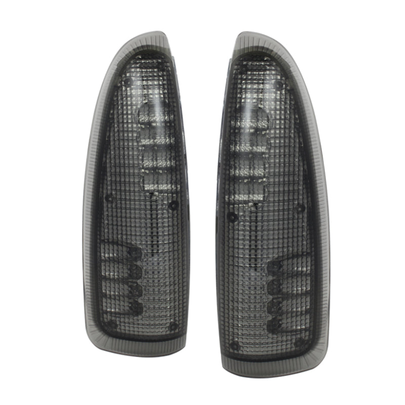 xTune Ford Superduty F250-F650 03-07 Amber LED Mirror Signal Lens - Smoke ACC-LED-FDSD99-MR-SM-SR1 Performance