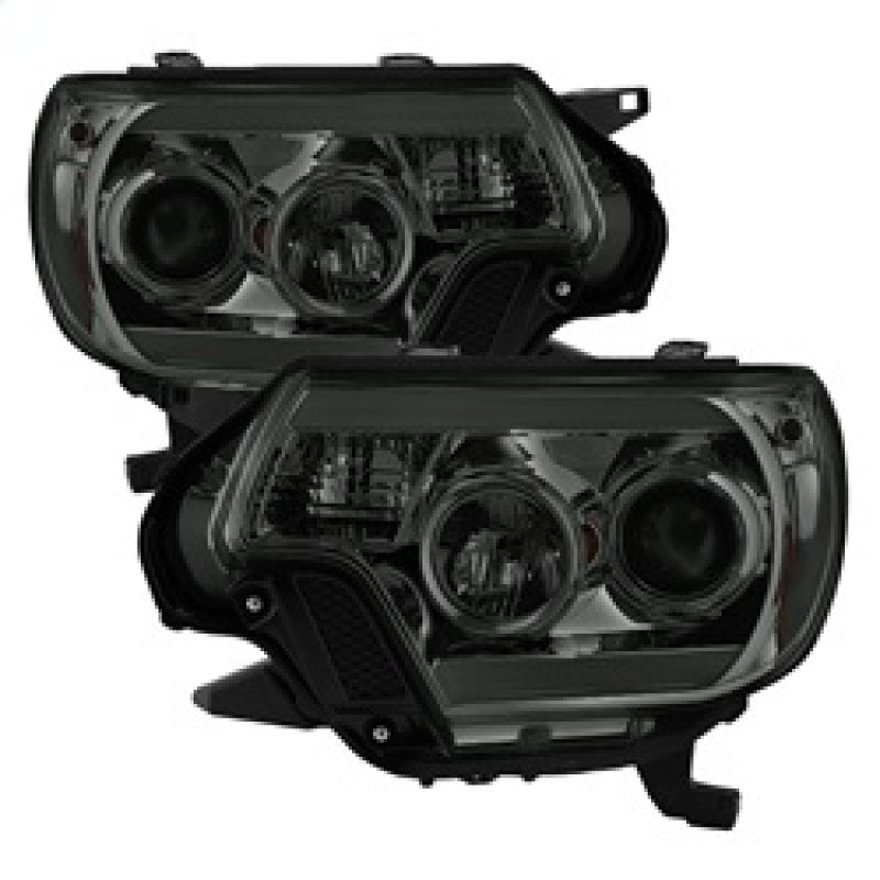 Spyder Toyota Tacoma 12-16 Projector Headlights Light Bar DRL Smoke PRO-YD-TT12-LBDRL-SM-SR1 Performance